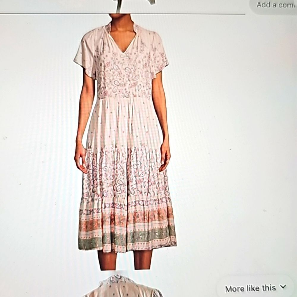 Lucca floral tiered dress size medium
